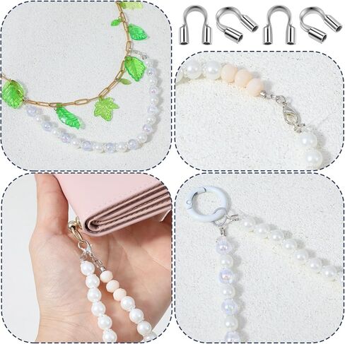 200Pcs Stainless Steel Wire Guardian Protectors U Shape Wire Guards Loops Thread Protector for Necklaces Bracelets Beading Jewelry Making Craft in Kuwait