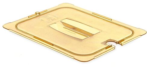 منتجات Carlisle FoodService 10422B13 StorPlus وعاء طعام عالي الحرارة، بعمق 6 بوصات، نصف حجم، كهرماني in Kuwait