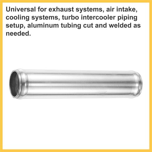 32mm 1.25" OD 6" 152mm Length Universal Car Aluminum Alloy Intercooler Pipe Straight Air Intake Tube - Pack of 1 Auto Replacement Parts in Kuwait