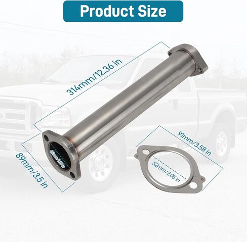 Up Pipe for Ford F250/F350/F450/F550（2003-2007）Powerstroke 6.0-304 Stainless Steel in Kuwait