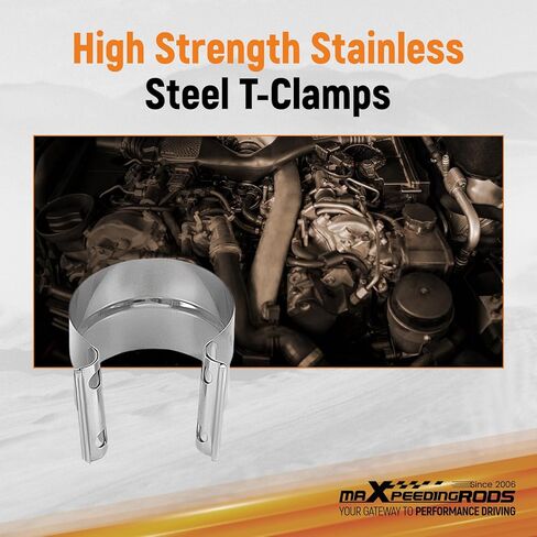 مجموعة أنابيب العادم maxpeedingrods 3.5 بوصة لسيارة Ford F250 Super Duty Powerstroke 6.0L V8 Turbo 2003-2007، لفورد F350 Super Duty Powerstroke 6.0L V8 Turbo2003-2007 in Kuwait