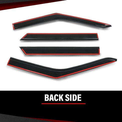 Outer-Channel Window Visors Rain Guards Side Wind Deflector Compatible with Ford Explorer 2020-2025 Somke in Kuwait