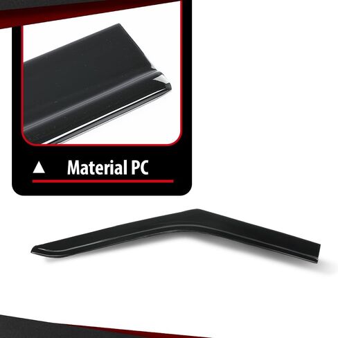 Outer-Channel Window Visors Rain Guards Side Wind Deflector Compatible with Ford Explorer 2020-2025 Somke in Kuwait