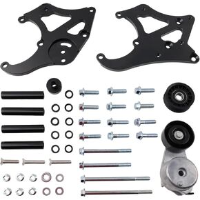 LS Sanden 508 AC Compressor Bracket Kit with Belt Tensioner Compatible with LS1 LS3 LSX Truck SUV in Saudi Arabia