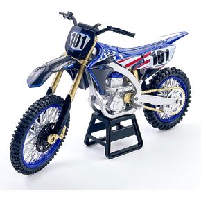 نموذج دراجة نارية OEVTVR Dirt Bike - مقياس 1:12 Diecast رقم 101 دراجة نارية موتوكروس بتفاصيل واقعية، جسم معدني، هدية عرض لعشاق in Kuwait
