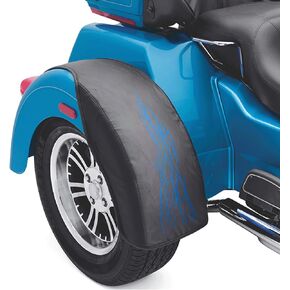 حمالة صدر من جلد البولي يوريثان متوافقة مع Harley Tri Glide Ultra Classic FLHTCUTG 2009-2025، Street Glide FLHXXX 2010-2011 (أزرق) in Kuwait