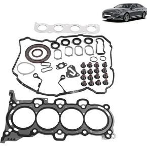 209102EU04 Engine Overhaul Gasket Set Fit for Hyundai Sonata Hybrid G4NG 2016-2019 Replace for 20910-2EU04 20910 2EU04 Replacement Parts in Kuwait