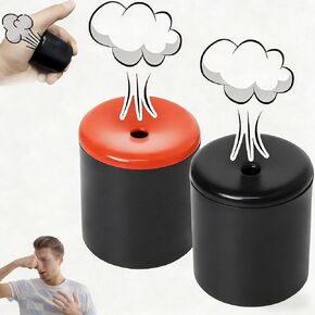قطعتان من آلات إخراج الريح من Pooter، لعبة مزحة صانع الضوضاء، ألعاب آلة نكتة مضحكة لحفلات أعياد الميلاد المضحكة (أسود + أحمر) in Kuwait