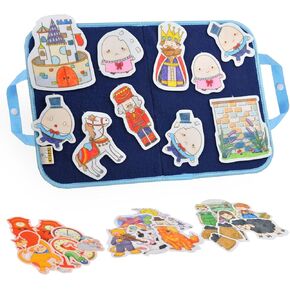 CHEFAN Felt Board for Toddlers,4 Sets Flannel Board Stories for Preschool Activity,Little Red Hen,The Ant and The Grasshopper,The Goose That Laid The Golden Egg and The Emperor's New Clothes in Kuwait