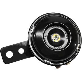 Motorcycle Electric Horn, 12V 1.5A 105DB Waterproof Vehicle Horns Round Super Loud Speaker, High Low Tone Speaker Mini Air Horns Replacement for Car Motorcycle Scooter in Kuwait