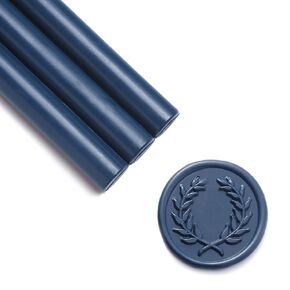 UNIQOOO Light Blue Glue Gun Sealing Wax Sticks for Wax Seal Stamp - Perfect for Wedding Invitations, Cards Envelopes, Snail Mails, Wine Packages, Christmas Gift Ideas, Pack of 16 in Kuwait