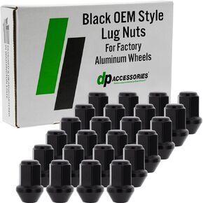 DPAccessories Lug Nuts Compatible with 2007-2014 Chevrolet Suburban 1500 | Chrome OEM Style | for Factory Aluminum Wheels Only | Set of 24 Wheel Nuts | DCHSU110F-CH/1 in Kuwait