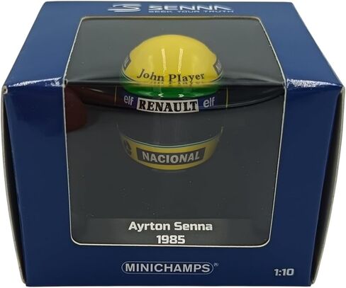 - Formula 1 Helmet Compatible with Ayrton Senna #12 John Player Team Lotus Formula 1 1985 1:10 Minichamps 388512 in Kuwait