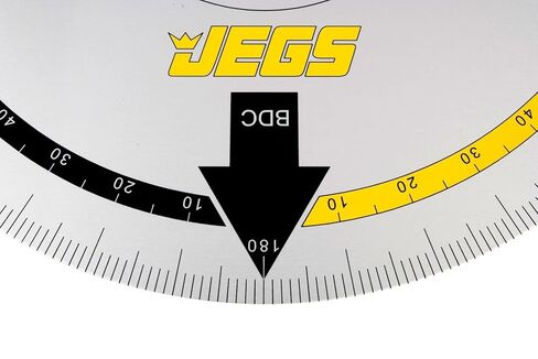 عجلة درجة الكاميرا الدقيقة من JEGS | 11 بوصة القطر | صنع في الولايات المتحدة الأمريكية | 3/4 بوصة. ثقب المركز | تتضمن ثلاث بطانات وغسالة فولاذية واحدة in Kuwait