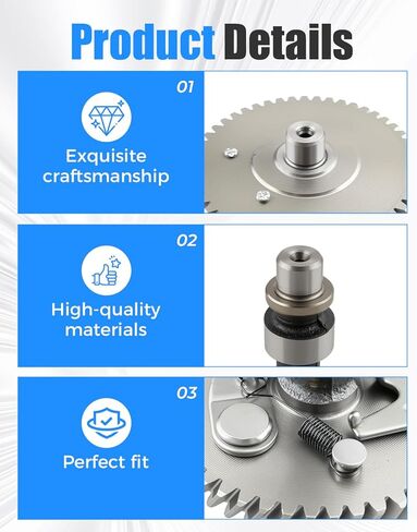 .265 Camshaft Fit for Tillotson 196 212 225, Fit for Predator Hemi 212cc, Fit for Clone 196cc, Fit for GX200 Engines Replace Camshafts for Minibikes/Yard Karts Performance Part in Kuwait