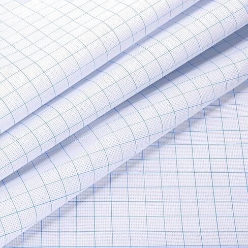 Caydo Cross Stitch Aida Fabric 14 Count with Washable Grid Lines, 59"x39" Large Size for for Home DIY Embroidery Decoration and Needlework in Kuwait