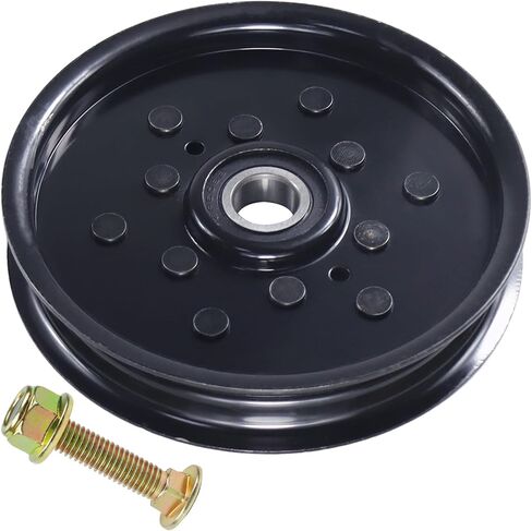 GELASKA GX20286 V Idler Pulley with GX20287 Idler Pulley GX20006 Belt Replaces AUC20392 AM103019 AM115682 AUC20393 for John Deere D140 D130 D110 D170 L111 L120 L130 LA105 LA115 LA130 LA145 Decks in Kuwait