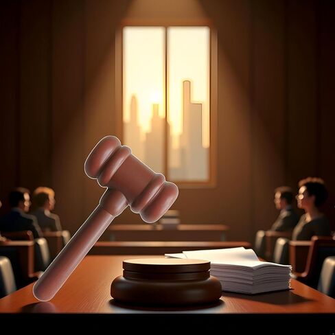 Judge Gavel, Brown Style, Costume Accessory for Courtroom Role Play, Desk Decor in Kuwait