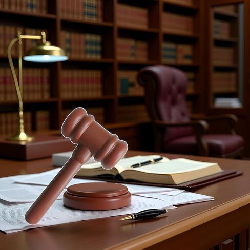Judge Gavel, Brown Style, Costume Accessory for Courtroom Role Play, Desk Decor in Kuwait