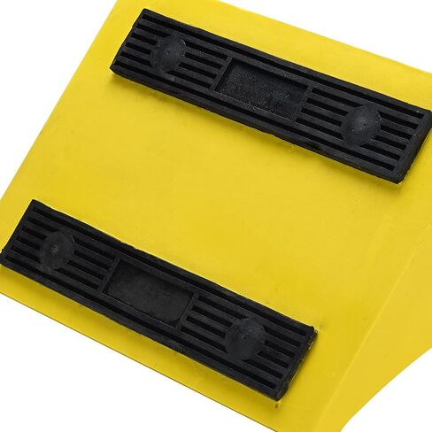 Yescom PU Wheel Chocks لشاحنات التعدين والمعدات الثقيلة - سعة وزن 396,800 رطل (180 طن)، أوتاد كبيرة جدًا لمركبات التعدين، والرافعات العملاقة والحفارات - تناسب الإطارات حتى 58 بوصة in Kuwait