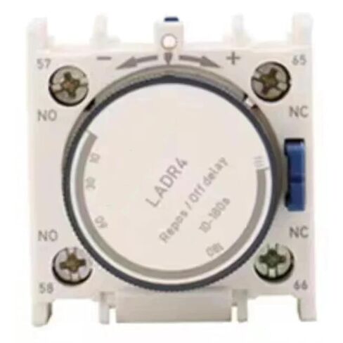 LADT2 Power-On/Off Delay Contact Module, 380V AC, 220V Coil Voltage, Air Delay Timer for Automated Control Systems, 47.5 x 44.5 x 44.5mm (LADT0) in Saudi Arabia