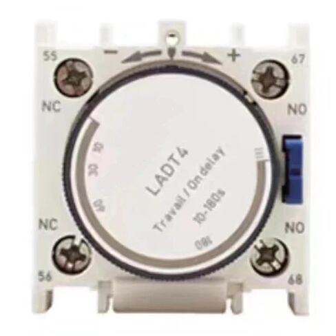 LADT2 Power-On/Off Delay Contact Module, 380V AC, 220V Coil Voltage, Air Delay Timer for Automated Control Systems, 47.5 x 44.5 x 44.5mm (LADT0) in Saudi Arabia