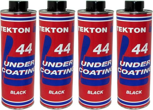 Tekton44 Vehicle Undercoating - Black Sprayable Automotive Undercoating Kit for Cars, Trucks, Vans - Rust and Corrosion Protection (3 Liter Cans with Sprayer and Wand) in Saudi Arabia