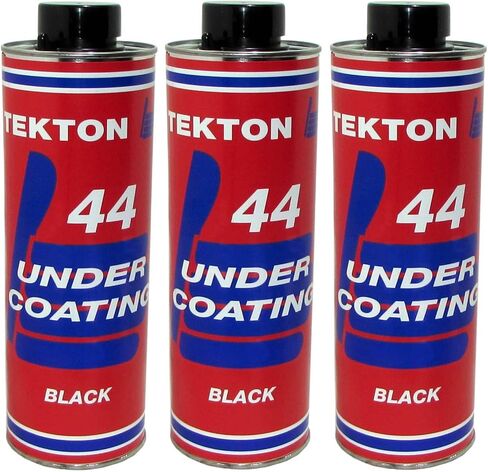 Tekton44 Vehicle Undercoating - Black Sprayable Automotive Undercoating Kit for Cars, Trucks, Vans - Rust and Corrosion Protection (3 Liter Cans with Sprayer and Wand) in Saudi Arabia