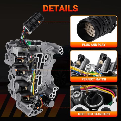 RE0F11A CVT جسم صمام نقل السيارات مع الملف اللولبي متوافق مع 2013 2014 2015 2016 2017 2018 2019 Nissan Sentra 1.6L 1.8L، استبدال #JF015E 31705-X428E 31705-X428B 31705-X428C in Kuwait