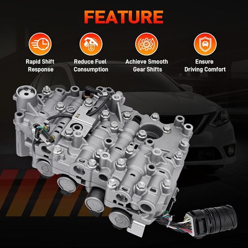RE0F11A CVT جسم صمام نقل السيارات مع الملف اللولبي متوافق مع 2013 2014 2015 2016 2017 2018 2019 Nissan Sentra 1.6L 1.8L، استبدال #JF015E 31705-X428E 31705-X428B 31705-X428C in Kuwait