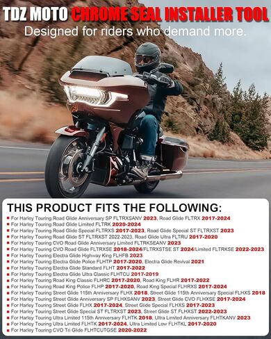 لوحة طاقة بمقبض أحمر لـ Harley Touring CVO Road Glide FLTRXSE 2018-2024، Electra Glide Revival 2021، Road King Classic FLHRC 2017-2020، Street Glide FLHX 2017-2024 in Kuwait