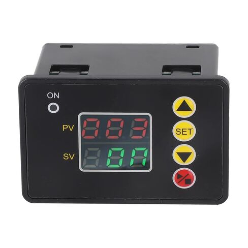 Digital Timer Relay Module with Power Supply Switch, Countdown Timer Control, Plastic Housing, Accurate Timing (24V) in Kuwait
