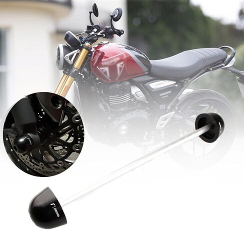 FOR Scrambler 400x scrambler 400 x SPEED 400 speed 400 2024 2025 Motorcycle Front Axle Fork Collision Slider Wheel Protector Frame Sliders (Black) in Kuwait