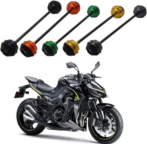 المحور الأمامي الخلفي شوكة المتزلجون تحطم حامي لكاواساكي Z800 2013-2016 لكاواساكي Z1000 2010-2019 لكاواساكي نينجا 1000 Z1000SX 2011-2019 in Kuwait