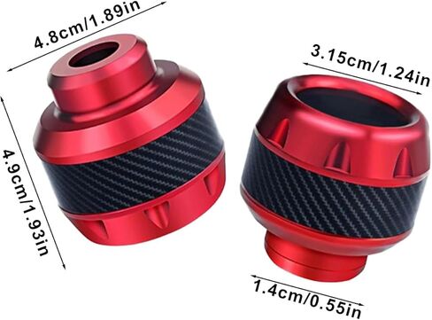 2Pcs Fork Frame Sliders Crash for Suzuki Boulevard M109R 2014-2026,Protectors Wheel Crash Protector Falling Protection Safety Gear Shock Aluminum Alloy Material,Black in Saudi Arabia