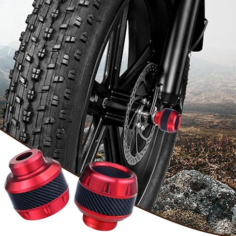 2Pcs Fork Frame Sliders Crash for Suzuki Boulevard M109R 2014-2026,Protectors Wheel Crash Protector Falling Protection Safety Gear Shock Aluminum Alloy Material,Black in Saudi Arabia