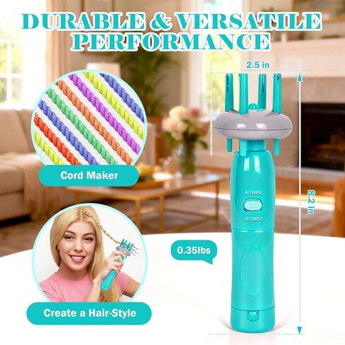 أداة تويستر ذات شراشيب من VIBERAY، أداة صنع شرابة محمولة بسلك إبرة للحرف اليدوية السريعة والديكور المنزلي، صناعة خيوط الغزل اليدوية للمبتدئين وعشاق الحياكة (أخضر) in Kuwait