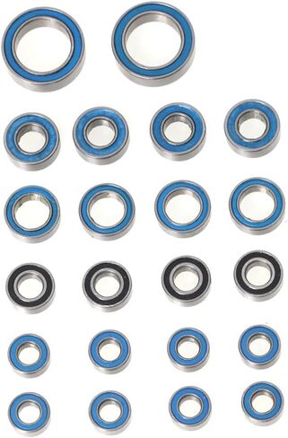 LCX Racing 1/18th RC Crawler Car Steel Bearing Set Sealed Complete Set 22pcs for TRX4M, Upgrades Parts Accessories in Kuwait