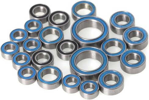 LCX Racing 1/18th RC Crawler Car Steel Bearing Set Sealed Complete Set 22pcs for TRX4M, Upgrades Parts Accessories in Kuwait