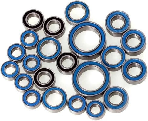 LCX Racing 1/18th RC Crawler Car Steel Bearing Set Sealed Complete Set 22pcs for TRX4M, Upgrades Parts Accessories in Kuwait
