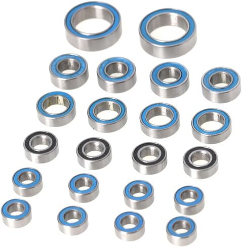 LCX Racing 1/18th RC Crawler Car Steel Bearing Set Sealed Complete Set 22pcs for TRX4M, Upgrades Parts Accessories in Kuwait
