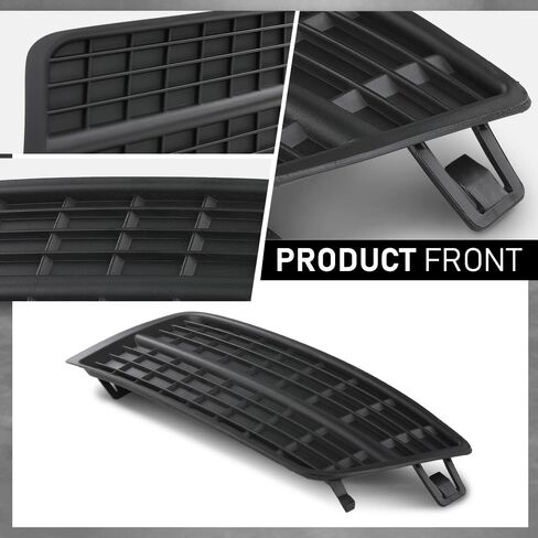 G-PLUS Fog Light Lamp Cover Black Hole Driver and Passenger Side Compatible with Cadillac SRX 2010-2016 GM1038126 GM1039126 in Kuwait
