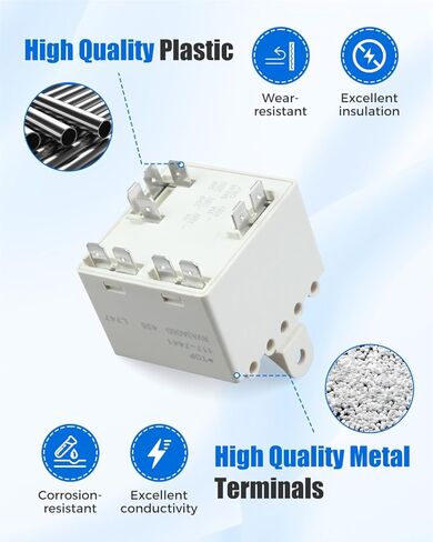 1497-9051/1497-4131 RV Start Relay مناسب لمكيفات الهواء Coleman Mach 1, Mach 3 RV استبدال 1497-413، 1497-415، 6258-3071 in Kuwait