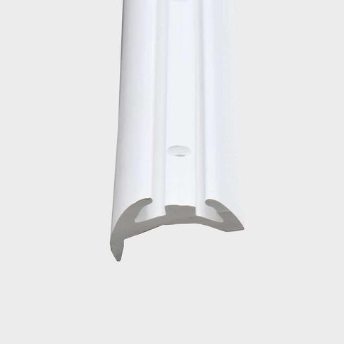Taco Metals Boat Rub Rail V21-9677 | 2 x 1 Inch Rigid White (20 FT) in Kuwait