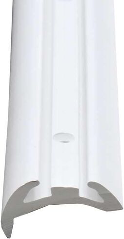 Taco Metals Boat Rub Rail V21-9677 | 2 x 1 Inch Rigid White (20 FT) in Kuwait