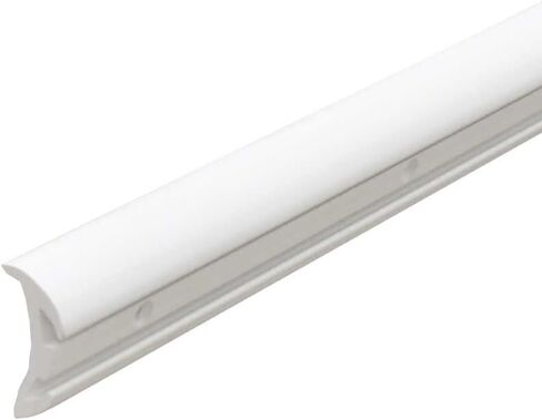Taco Metals Boat Rub Rail V21-9677 | 2 x 1 Inch Rigid White (20 FT) in Kuwait