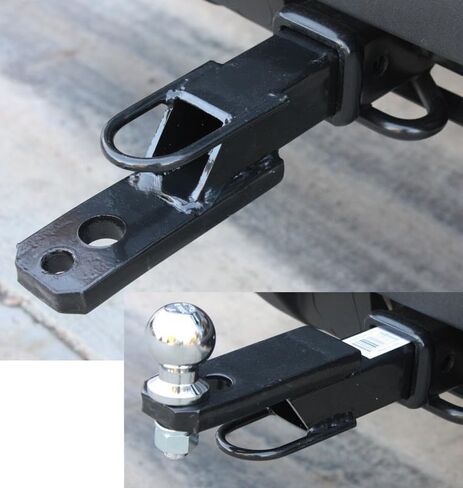 3-Way Receiver Mount Hitch 5000lbs Fit 2" Tow Receivers w/2" Ball in Kuwait
