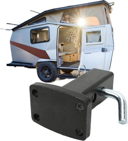 Trailer Receiver Tube Compatible with Camping RV Rust Resistant Sprayed Plastic Strong Strength Stable Connection in Kuwait