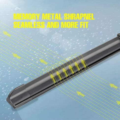 24"+19" Windshield Wiper Blades Replacement For VW Volkswagen Jetta 2011-2023 Passat 2012-2018 CC 2013-2017, Premium All-Season Automotive Replacement Windshield Wiper Blades For My Car-Top Lock 16mm in Kuwait