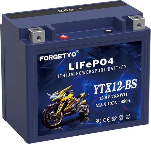 Lithium YTX20L-BS, 700A LiFePO4 Motorcycle Battery, 12V 10AH ATV, UTV, Jet Ski, 4 Wheeler, Snowmobile, Personal Watercraft, Seadoo, Polaris, Tractor,Generator and Riding Lawn Mower Battery in Saudi Arabia